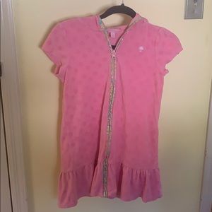 Lilly Pulitzer Terry zip up cover up